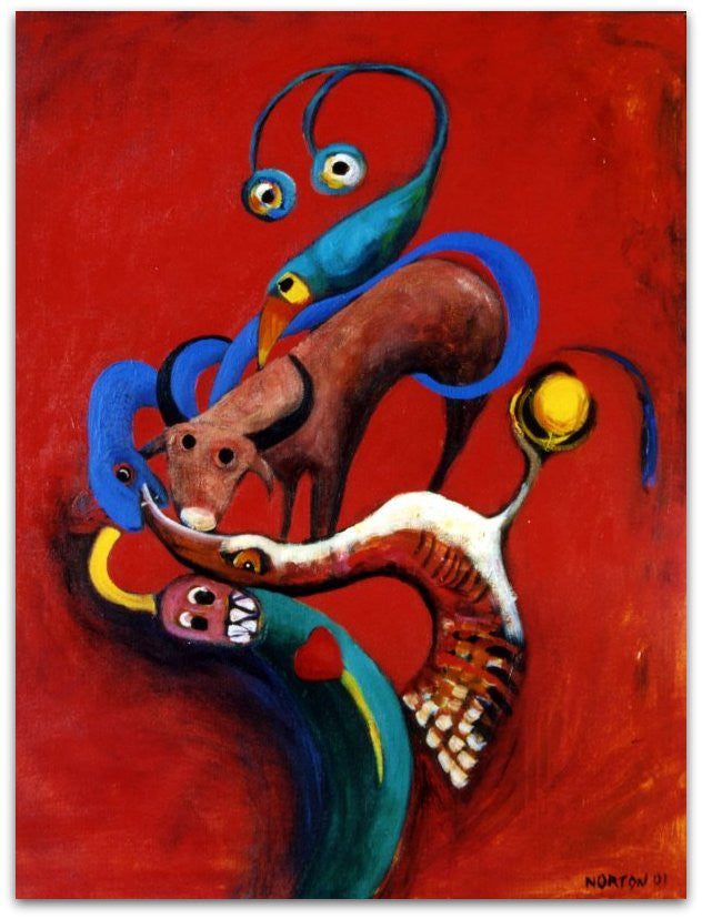 One Hundred Eyes Has the Night - Helen Norton Art