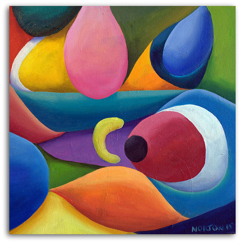 Orange Tear - Helen Norton Art