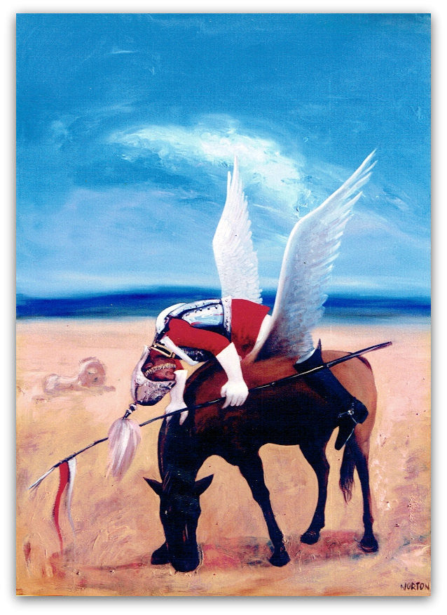 Pegasus and the Tin Man - Helen Norton Art