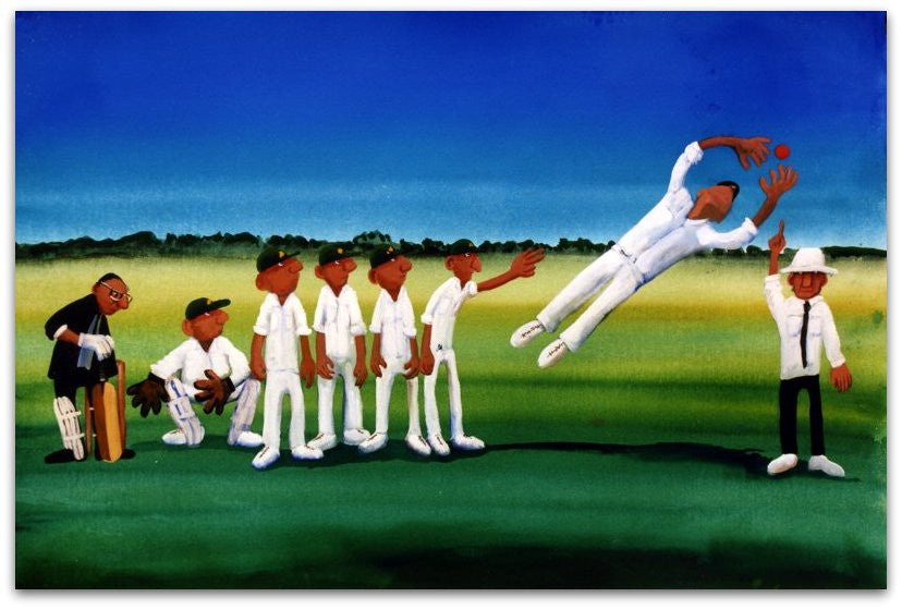 Players on Field - Helen Norton Art