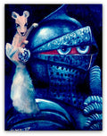 Portrait - Black Knight - Helen Norton Art