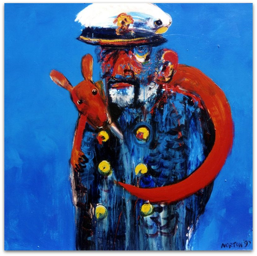 Captain With Roo - Helen Norton Art