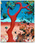 Red Tree Fat Finch