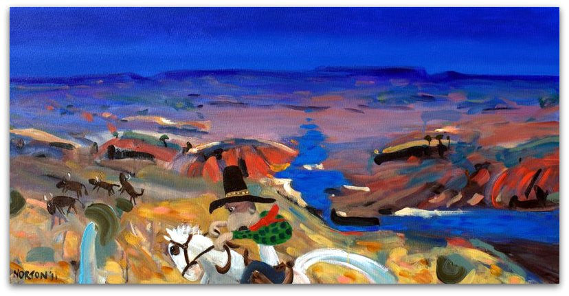 Ringer Riding - Helen Norton Art