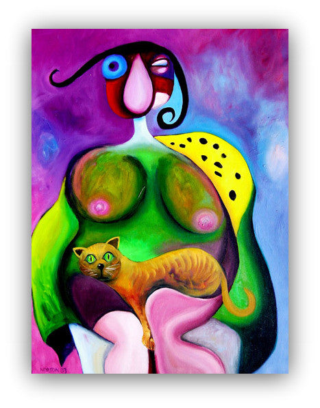 Bad Crone 2 - Loveless Spinster - Helen Norton Art