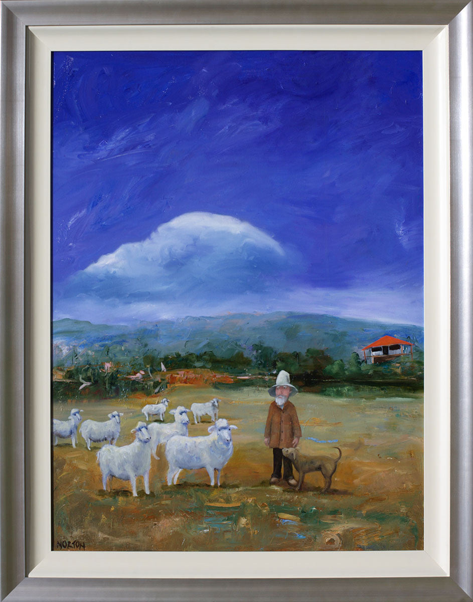 Sheep Farmer - Helen Norton Art