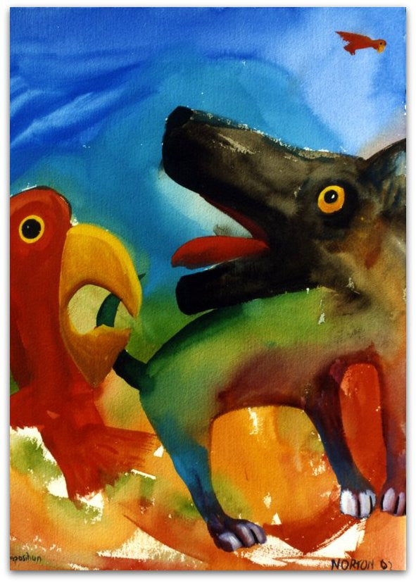 Tense Composition - Helen Norton Art