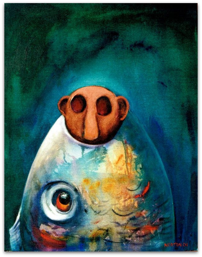 That Which Dreamed You (Man in Fish)