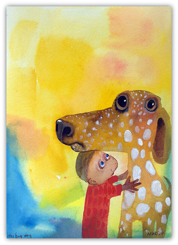 The Big Dog - Helen Norton Art