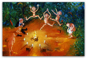 The Block Lodge - Helen Norton Art