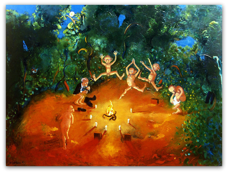 The Block Lodge - Helen Norton Art