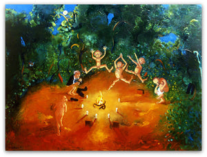 The Block Lodge - Helen Norton Art