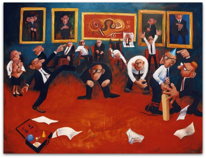 The Enemy at Practice - Helen Norton Art