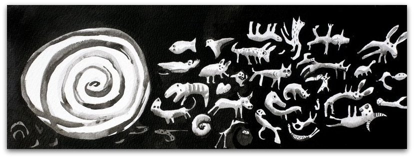 Tropical Cyclone (unframed on paper)