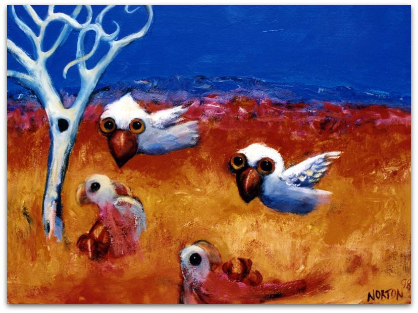 White Cockatoos