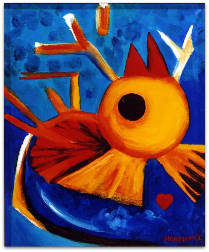 Yellow Bird Blow Up Spell