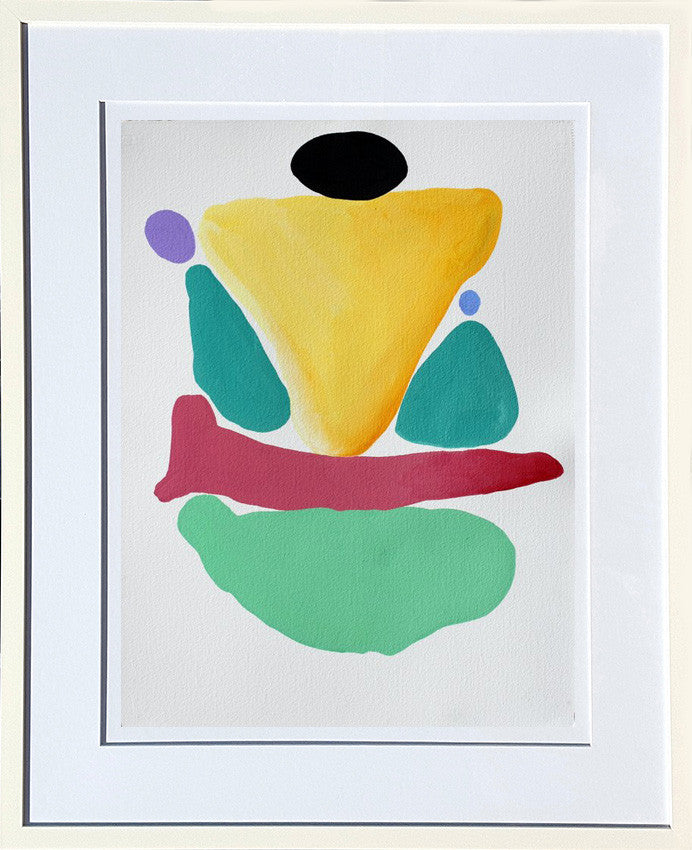 Yellow Vee - Helen Norton Art