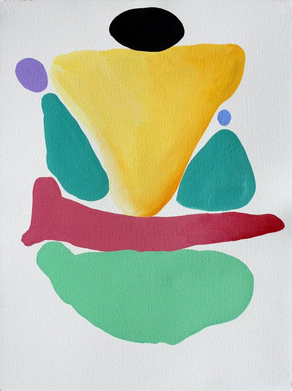Yellow Vee - Helen Norton Art