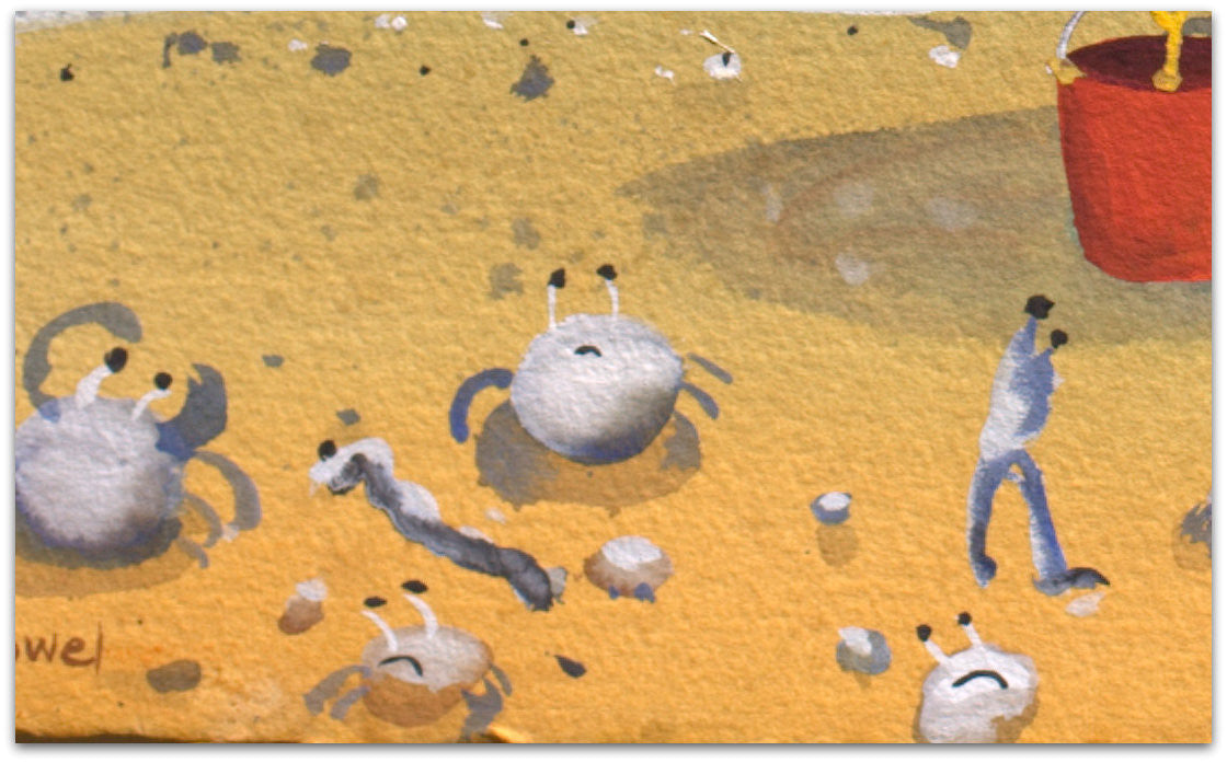 Spotty Towel - Helen Norton Art