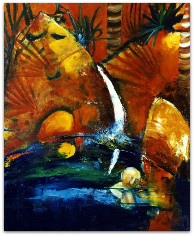 Zebidee Springs and Swimmer