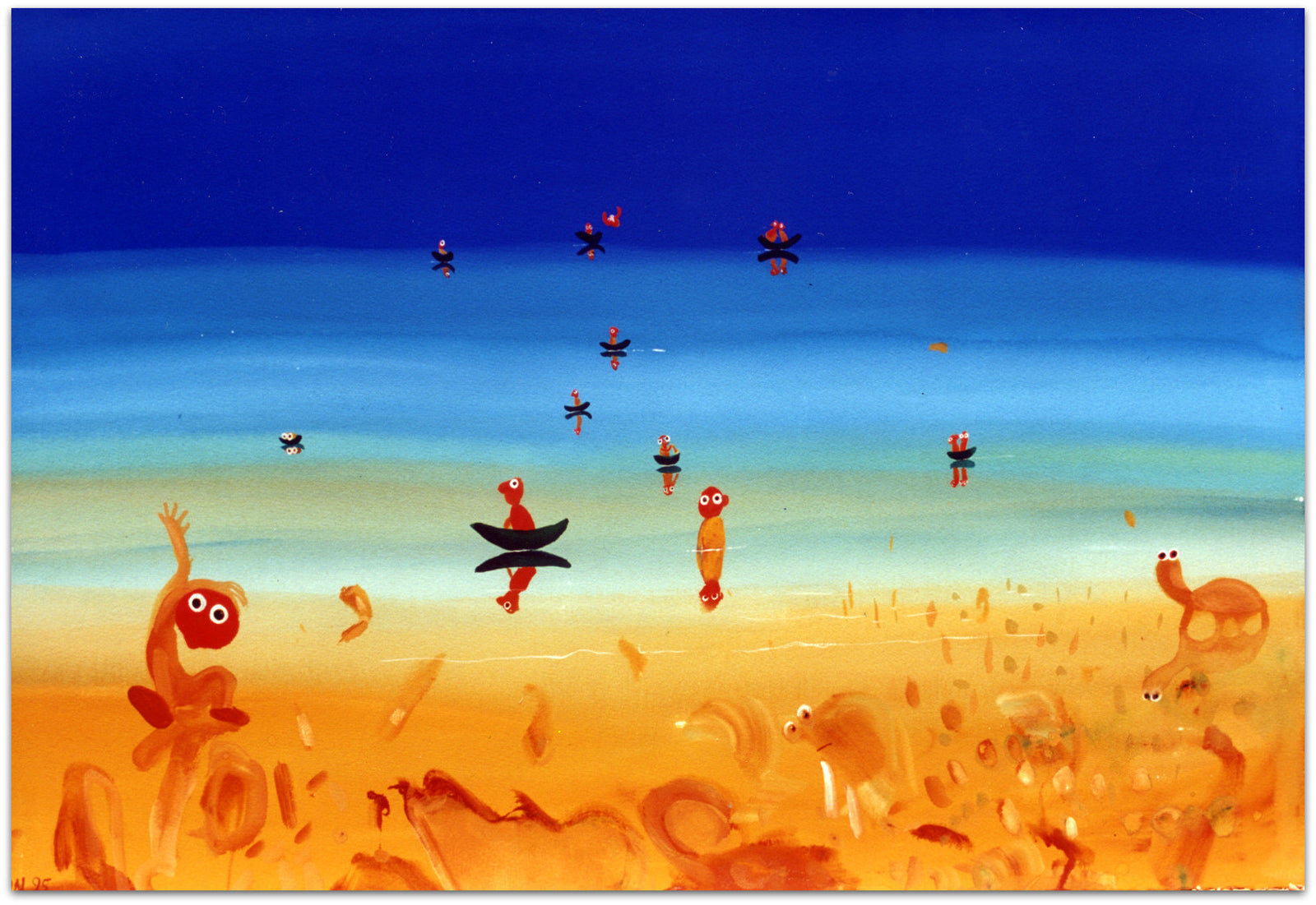 Arrivals on the Gentle Sea