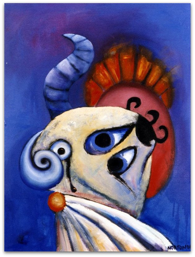 Hera Arrives from Zeus' Head