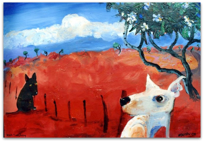 Black and White Dogs