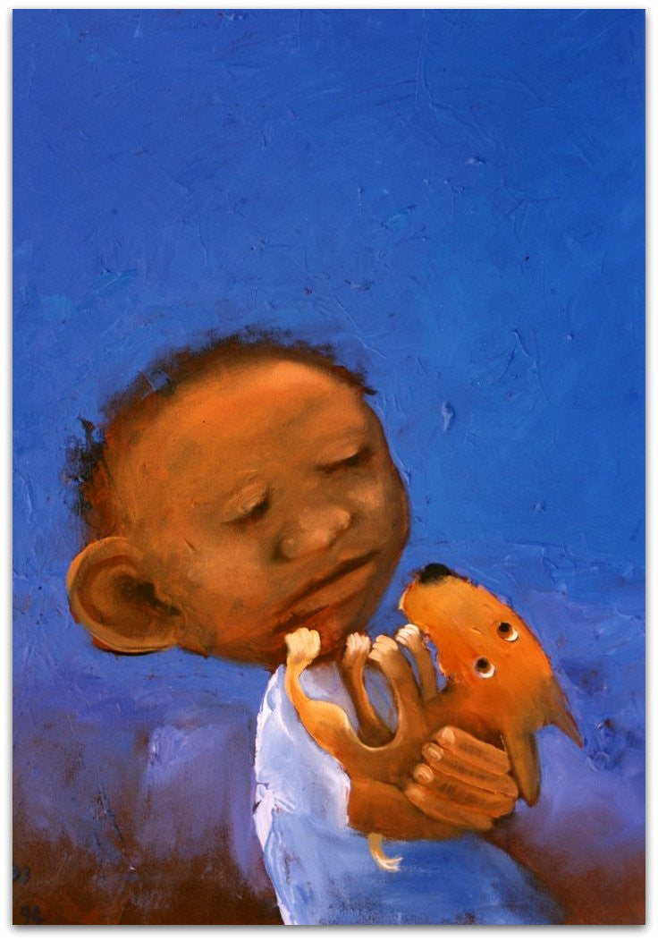Boy and Puppy