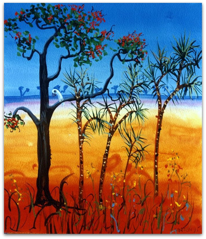 Caustic Trees And White Cocky