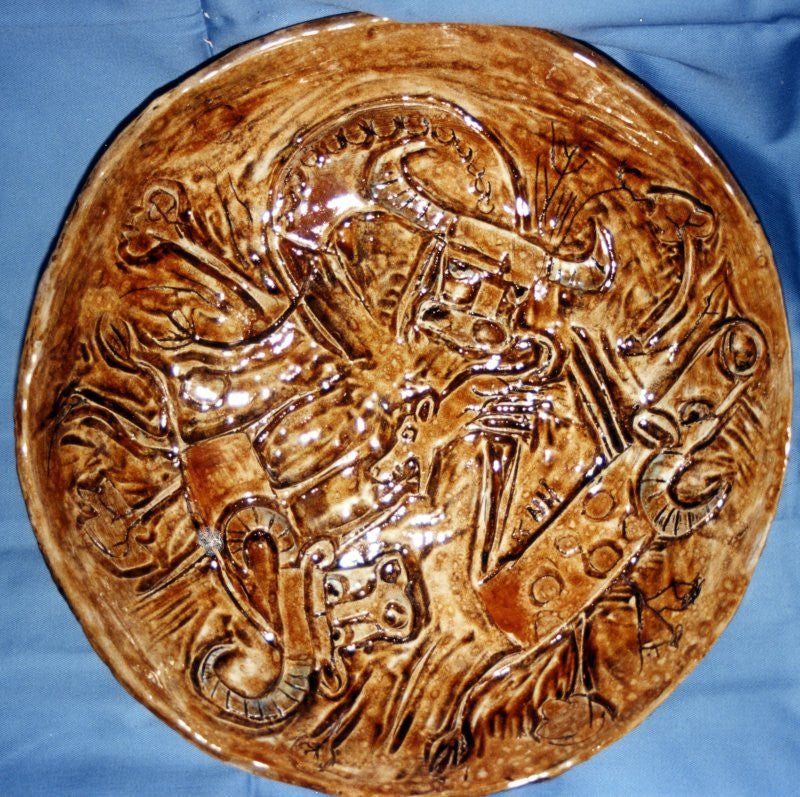 1993 Cows and Dogs Platter