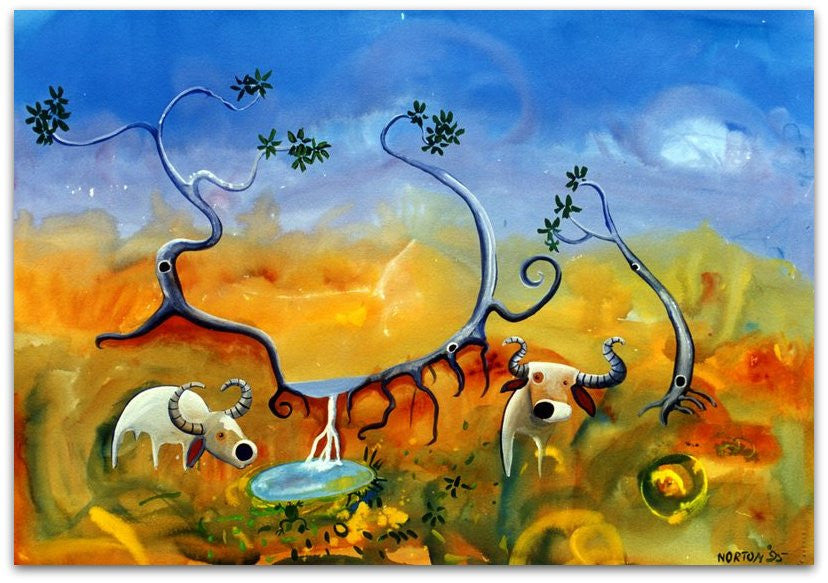 Cows At Sacred Place