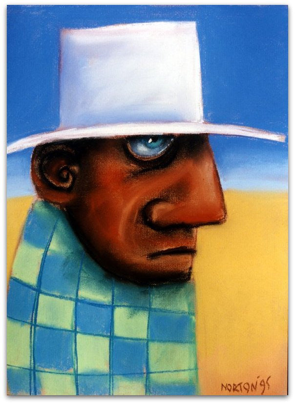 Ephemeral Man and His Dog - Helen Norton Art