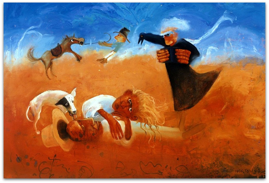 Surgeons at the Leprosarium - Helen Norton Art