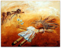 They Found Them With Flowers in Their Hands - Helen Norton Art
