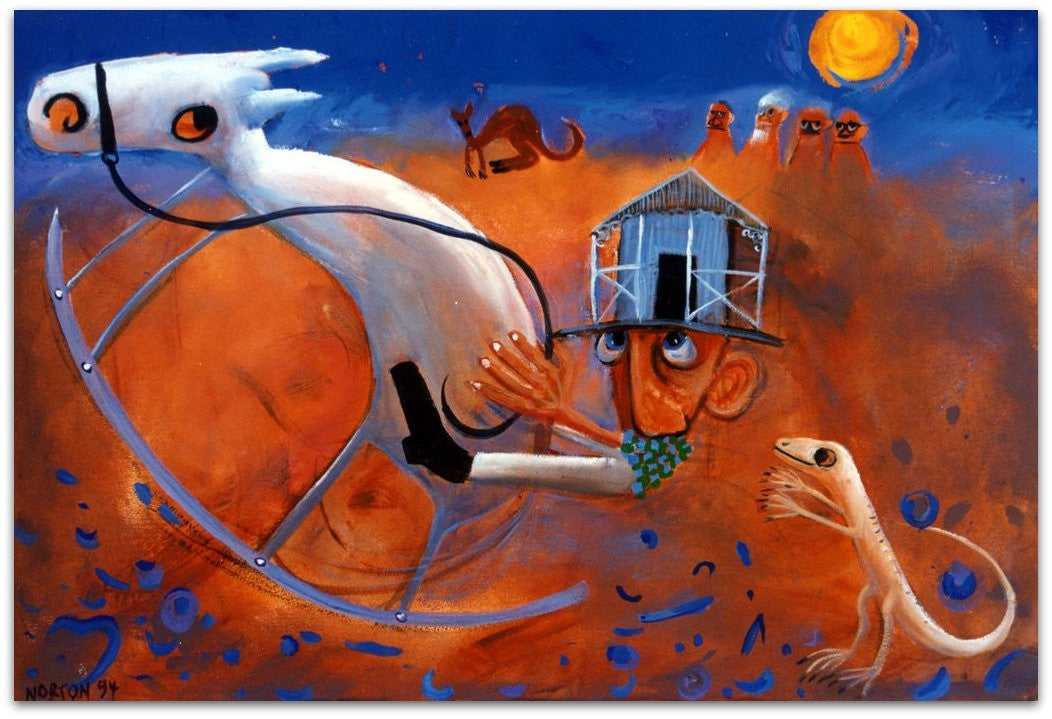 Hold Onto Your Hats Boys - Helen Norton Art