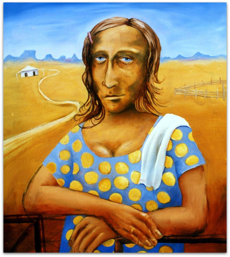 La Jacondé le Nord de Lóuest (The Northwest Mona Lisa) - Helen Norton Art