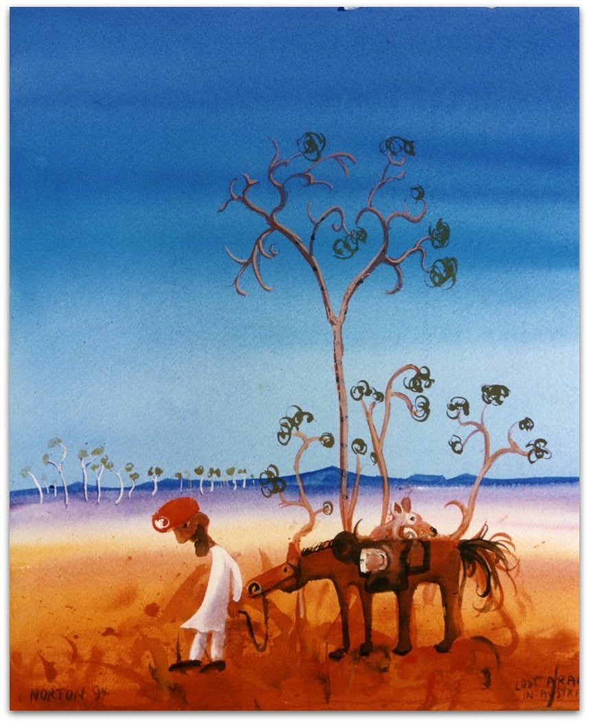 Lost Arab in Australia - Helen Norton Art