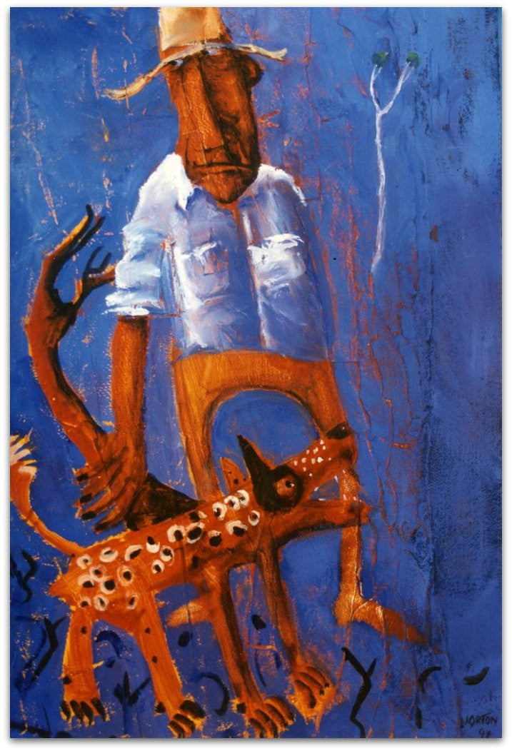 Man Dog and Firestick