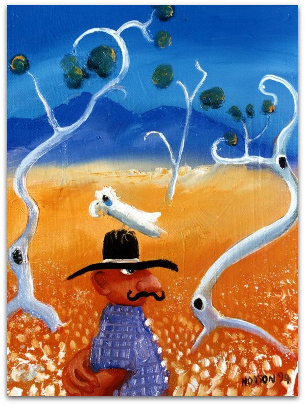 Man With Cocky on Head