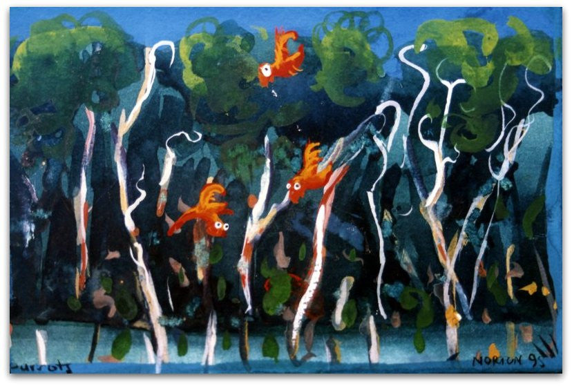 Miniature Three Cows