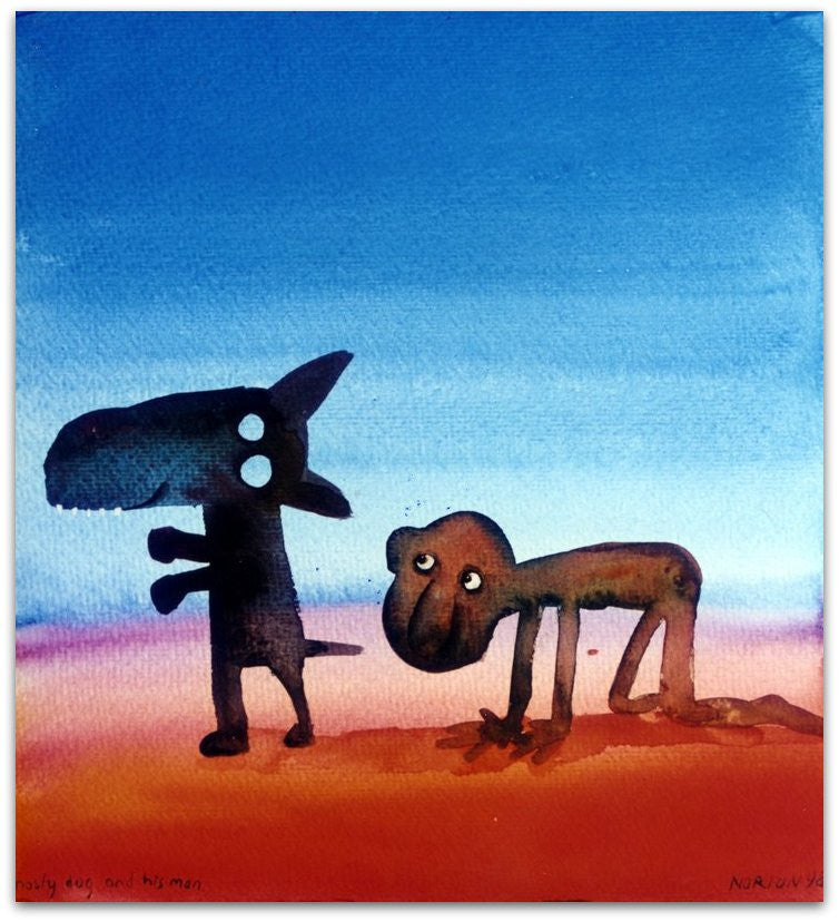 Nasty Dog and His Man