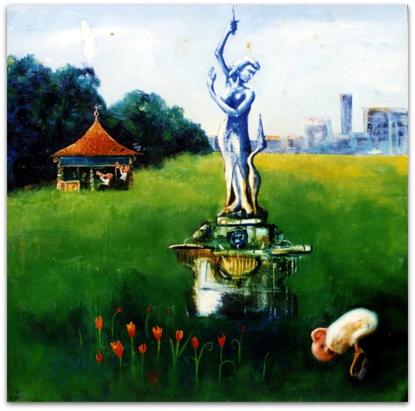 Trumpets and Tulips - Helen Norton Art