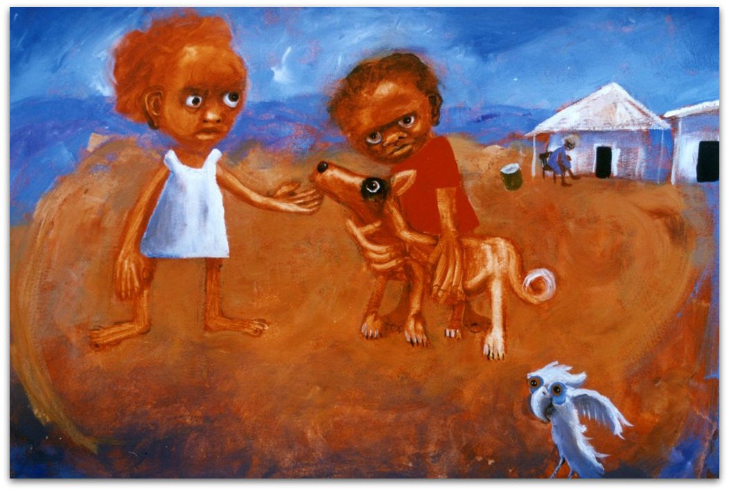 Two Kids - Helen Norton Art