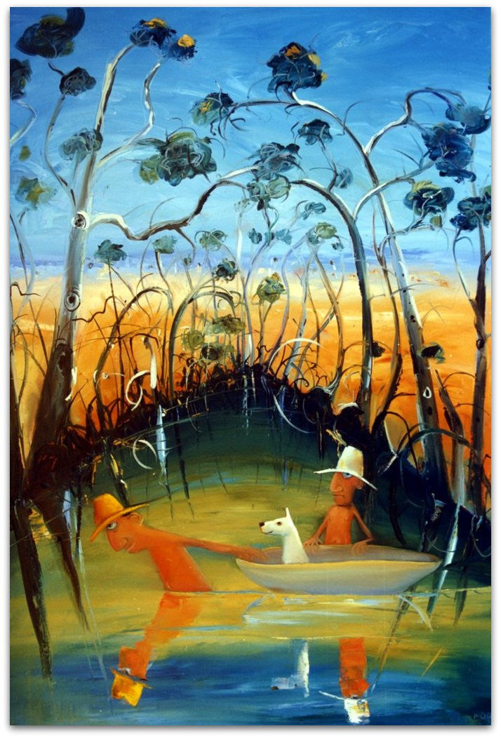 Up The Creek - Helen Norton Art