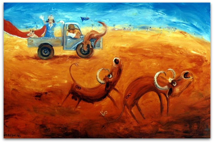 Waving To Her Subjects