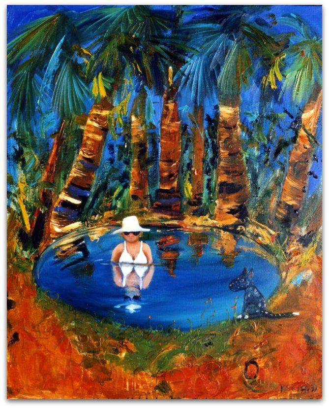 Woman at Zebidee - Helen Norton Art