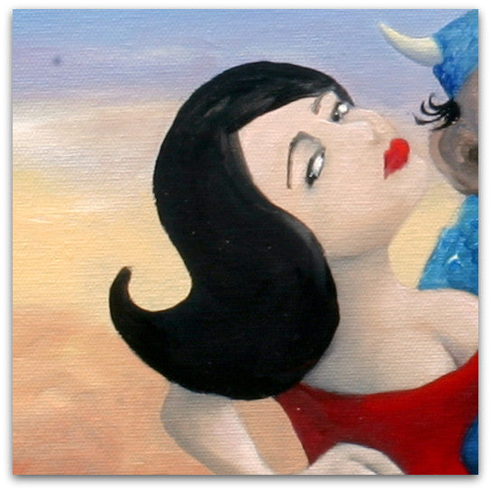 The Bull of Heaven Descended But They Were Ready - Helen Norton Art